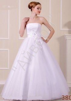 Свадебное платье А25936. С пышной юбкой, длинное со шлейфом.