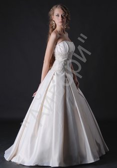 Свадебное платье Виктория-А25947. А-силуэт, длинное без шлейфа.