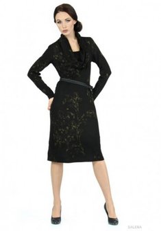 Вечернее платье PL-11449 A-К27234. С прямой юбкой, короткое без шлейфа.