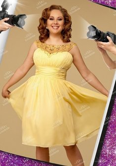 Вечернее платье tbb_bb009b-К27243. В греческом стиле, короткое без шлейфа.