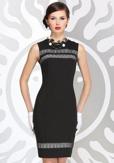 Вечернее платье nm_modessa-К27248. А-силуэт, короткое без шлейфа.