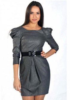 Вечернее платье DSP-20-11-К27255. С прямой юбкой, короткое без шлейфа.