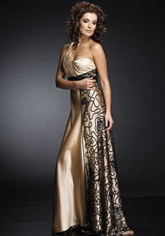 Вечернее платье А27275. С прямой юбкой, длинное со шлейфом.