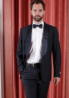 Свадебный мужской костюм Q521_E102_U770-S1389. Смокинг.