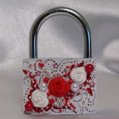 Свадебные замочки D28853 - Свадебные аксессуары Dixi