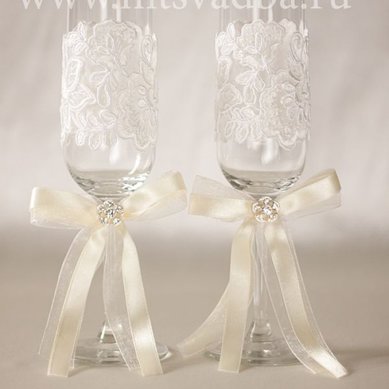 Бокалы для молодоженов И30122 - Салон аксессуаров Идеальная свадьба