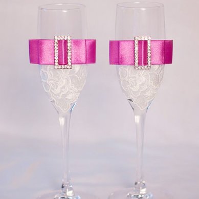 Бокалы для молодоженов И30132 - Салон аксессуаров Идеальная свадьба